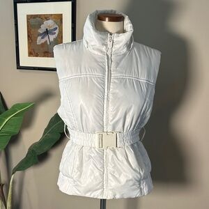 Rue21 Women's Cream Puffer Vest